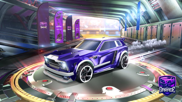 A Rocket League car design from __hi__