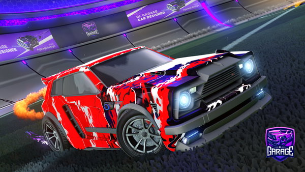 A Rocket League car design from Ximost