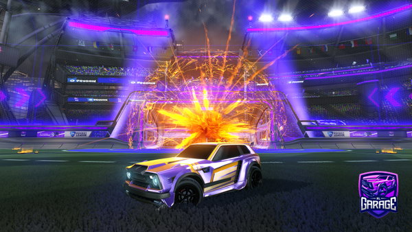 A Rocket League car design from reako