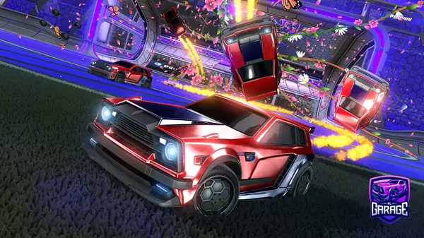 A Rocket League car design from SunkRL
