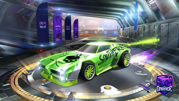 A Rocket League car design from liljuicyduk