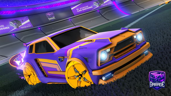 A Rocket League car design from PotatoFace15