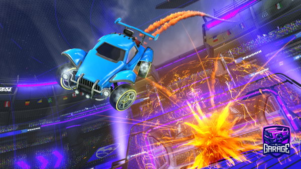 A Rocket League car design from Trafalgar513