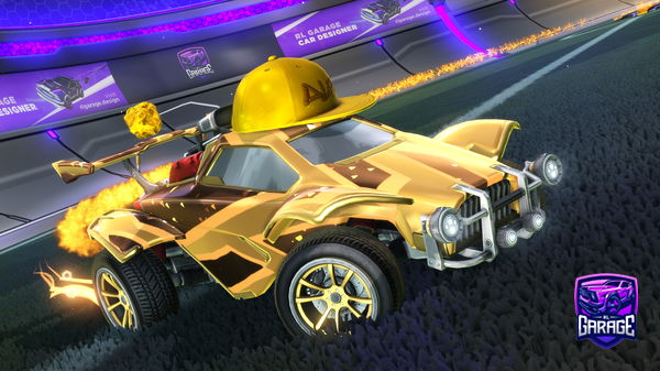 A Rocket League car design from JayPlayz_LoL