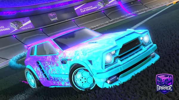 A Rocket League car design from CvacEthanTheGOAT