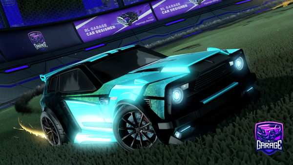 A Rocket League car design from BLacktiger86843