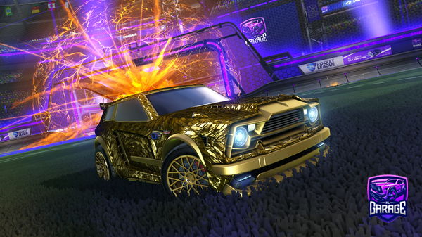 A Rocket League car design from SKYBLUEARMY