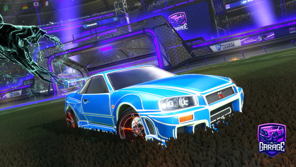 A Rocket League car design from DexterisGod155