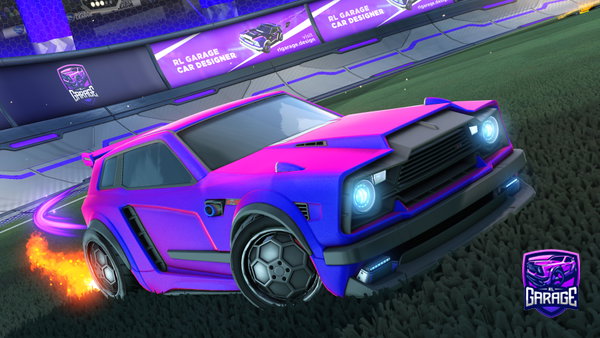 A Rocket League car design from Bentobns