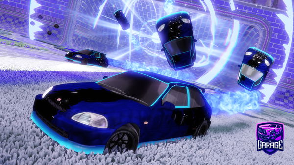 A Rocket League car design from Maximichele