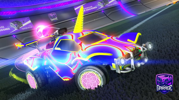 A Rocket League car design from Meliz001