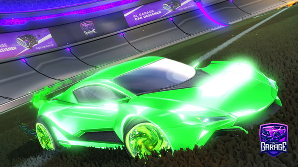 A Rocket League car design from thebast