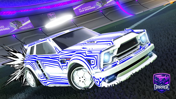 A Rocket League car design from Raprukainen