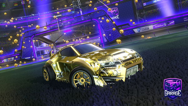 A Rocket League car design from Fraftyxd