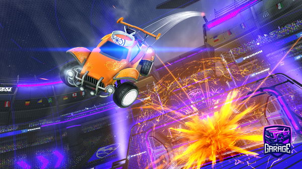 A Rocket League car design from Hfooty