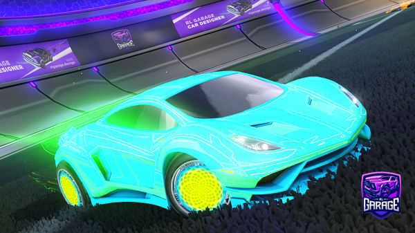 A Rocket League car design from RIZKID3Yt
