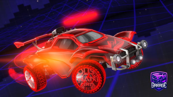 A Rocket League car design from imbassiii