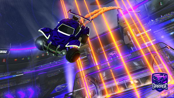 A Rocket League car design from paperzrl