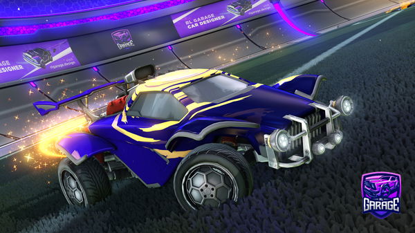 A Rocket League car design from Mat3jnoo