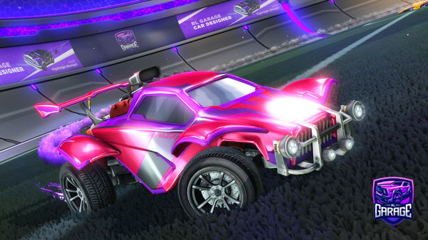 A Rocket League car design from oemblack