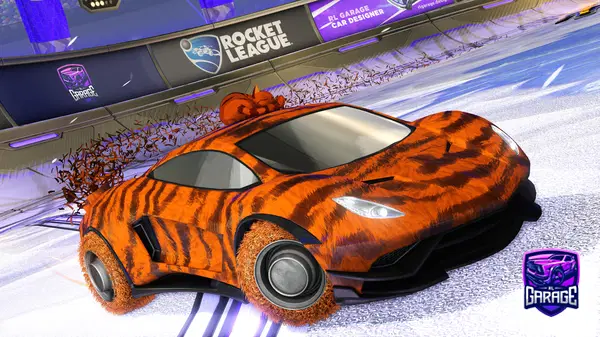 A Rocket League car design from MrRogers143