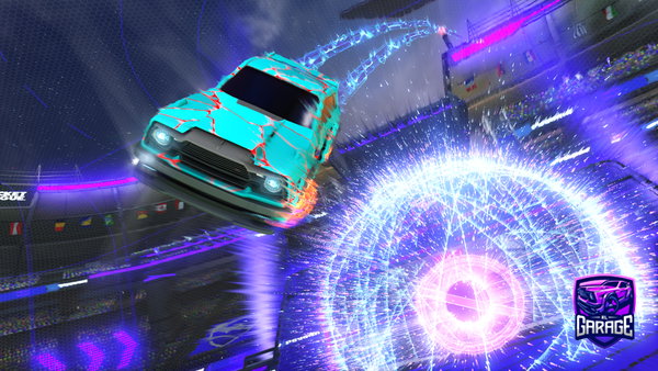 A Rocket League car design from elman12