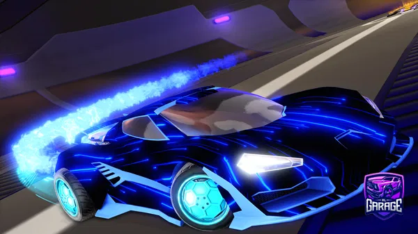 A Rocket League car design from Kitsuleft4dead