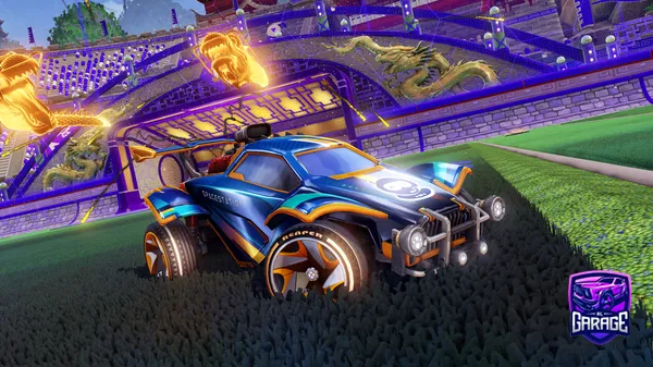 A Rocket League car design from mcflip21