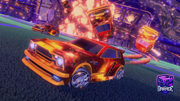 A Rocket League car design from MickeyL