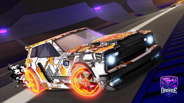 A Rocket League car design from SmartCatOffical