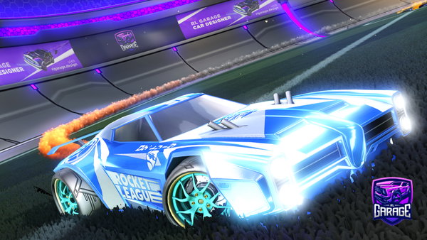 A Rocket League car design from Boostes