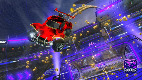 A Rocket League car design from Foxscape12