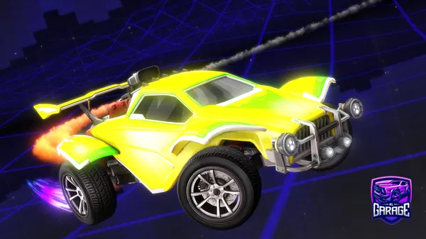 A Rocket League car design from firebird456