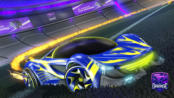 A Rocket League car design from ExotikSC