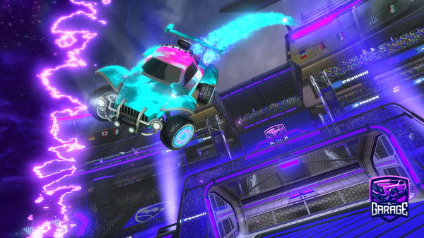 A Rocket League car design from LUKAMAKESTRADES