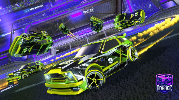 A Rocket League car design from RudeNiels