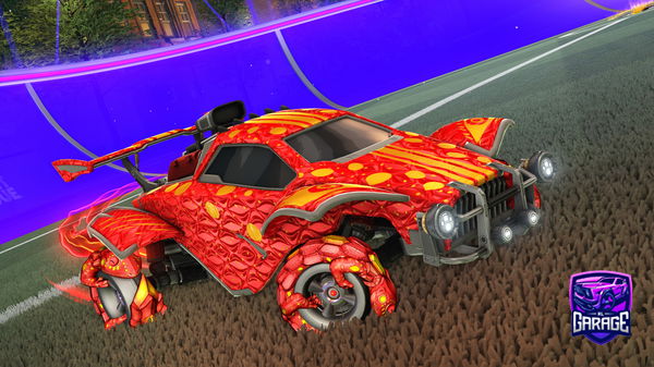 A Rocket League car design from -V3N0M-