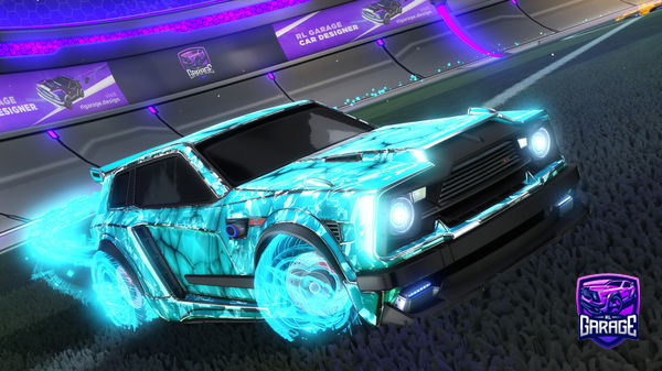 A Rocket League car design from Rogo195