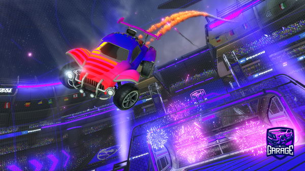 A Rocket League car design from iceytea