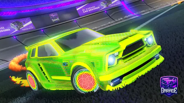 A Rocket League car design from Enrobic