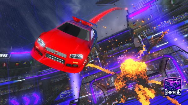 A Rocket League car design from Is4iah