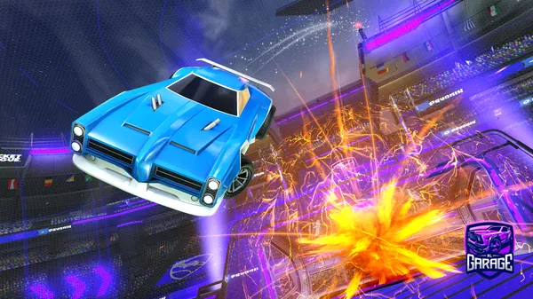 A Rocket League car design from Charmander314