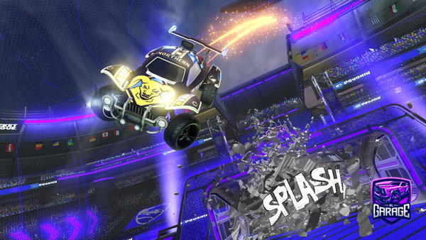 A Rocket League car design from sawqzy