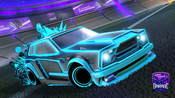 A Rocket League car design from WakTasticYT