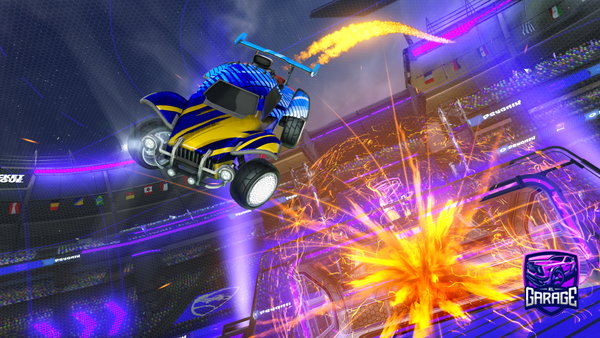A Rocket League car design from CloatyYYYTTT