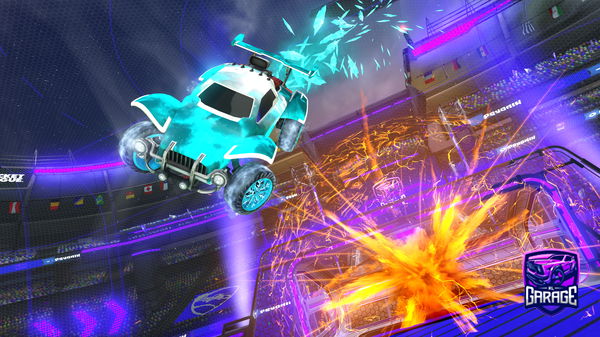 A Rocket League car design from Benros