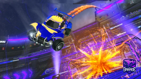 A Rocket League car design from Mini_Bond006