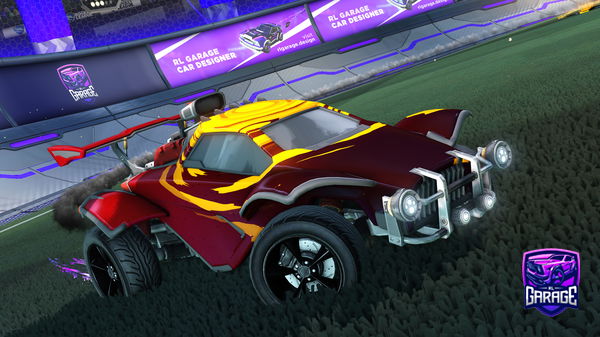 A Rocket League car design from Tom4x_yt