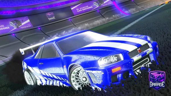 A Rocket League car design from CatchABootyGang