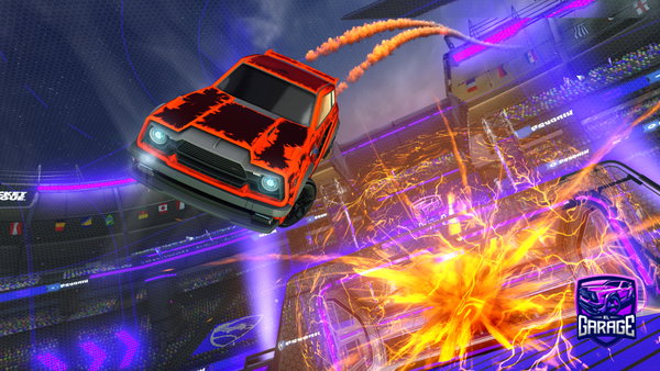 A Rocket League car design from Crashnin_Band